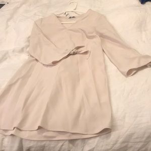 Pale pink Express quarter sleeve dress